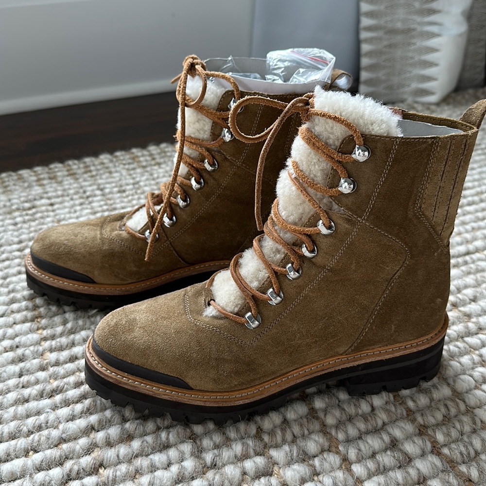 Sigerson Morrison Isa Boot in Brown Suede